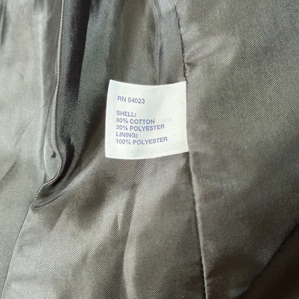 Gap men’s large tweed blazer, two button front‎ gray herringbone pattern,